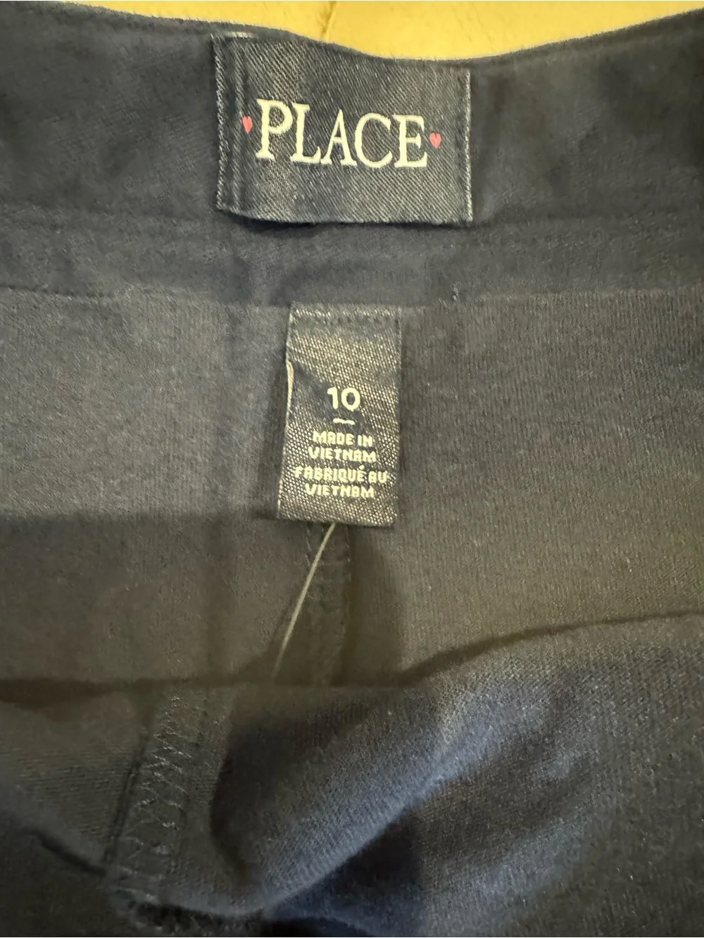 The Children's Place Navy Double-Button Skirt